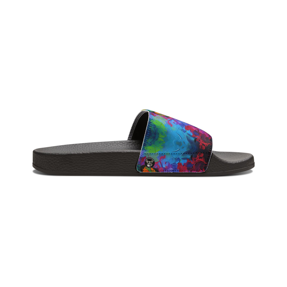 Color Me Corgi Men's Slide Sandals - Casual Pool & Beach Slides