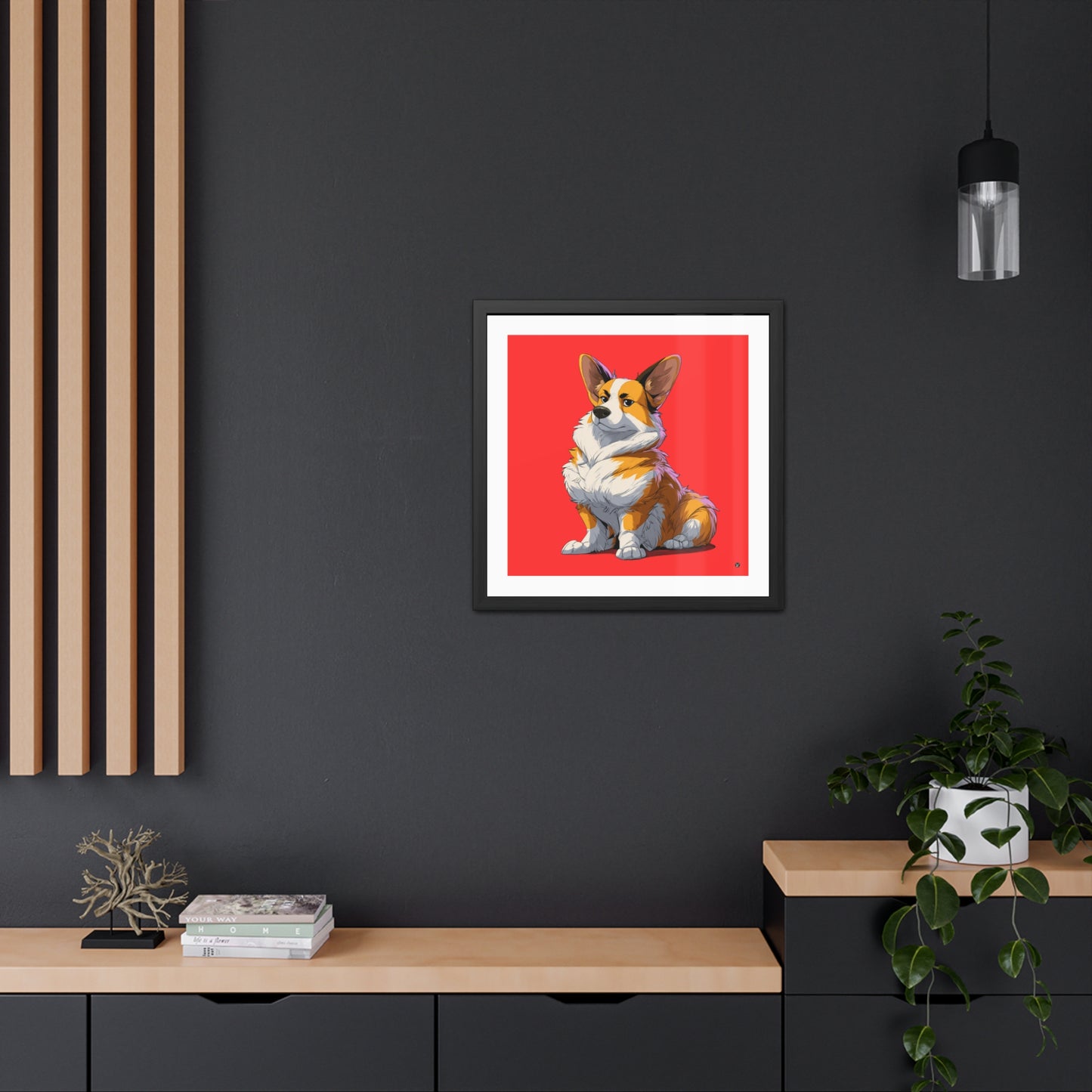 Boss Dog Framed Print