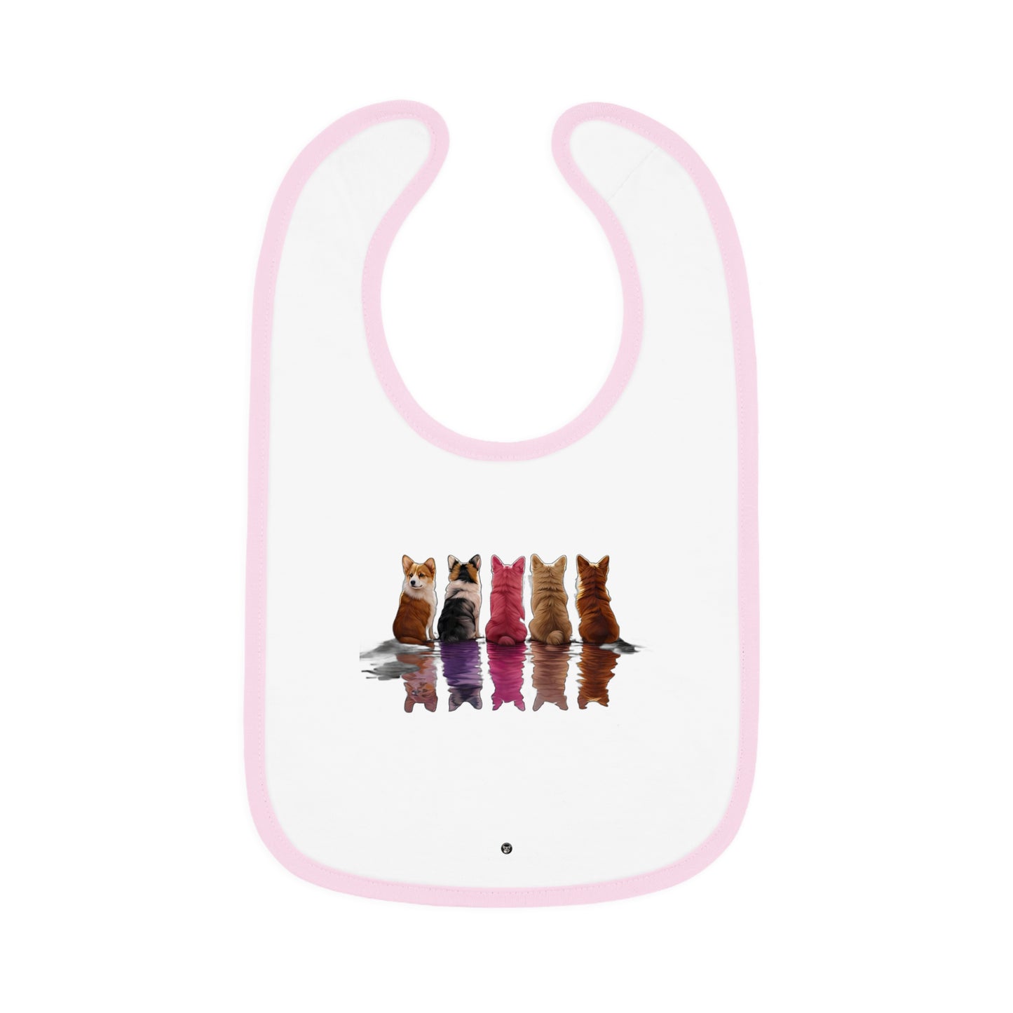 Corgi Reflection - Baby Bib
