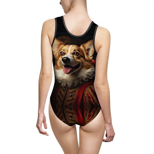 Renaissance Corgi - Classic One-Piece Swimsuit
