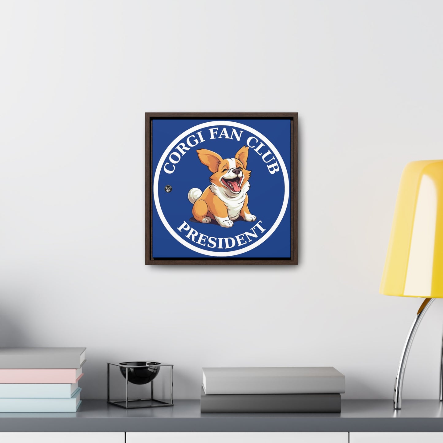 Fan Club President - Framed on Canvas