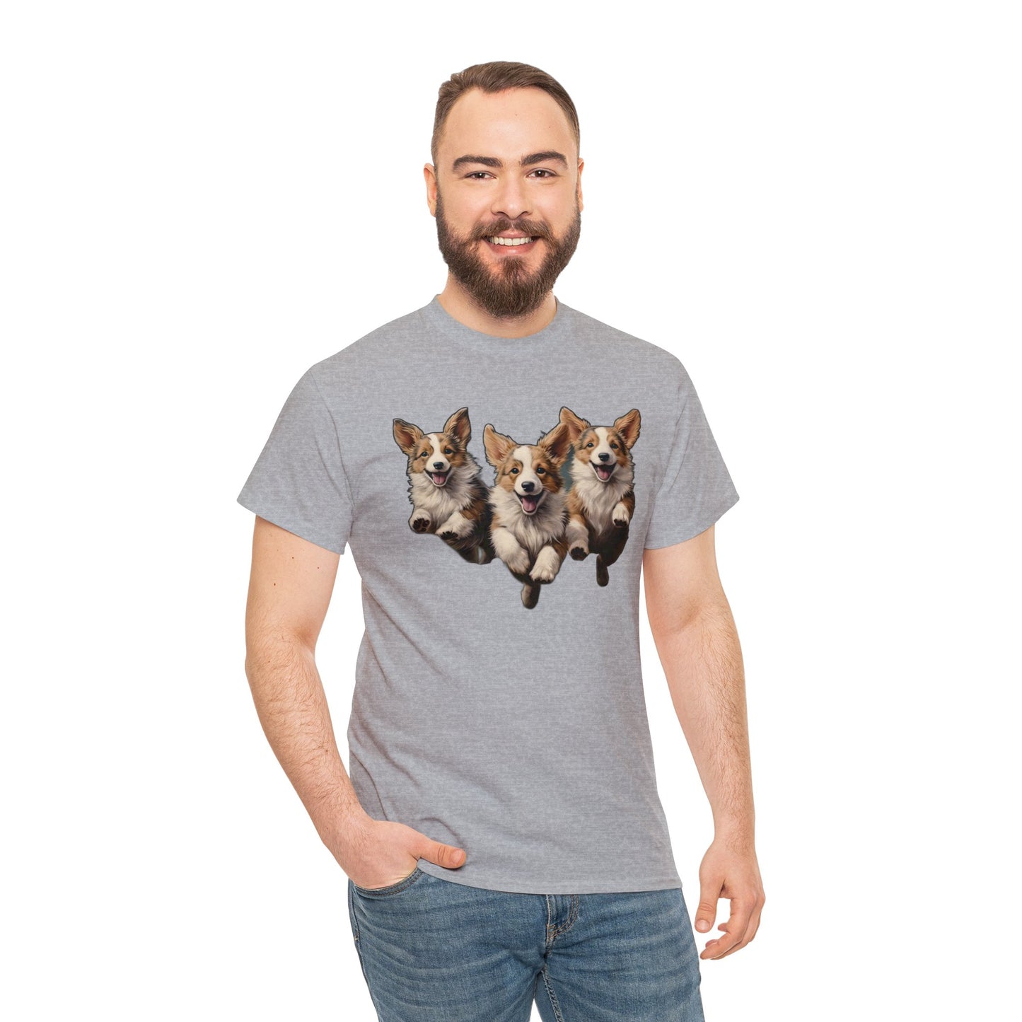 Corgi Enthusiasm - Unisex Heavy Cotton Tee