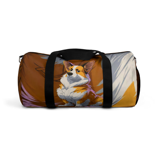 Boss Dog Corgi Duffel Bag - Fun Multicolor Corgi Travel Gym Bag