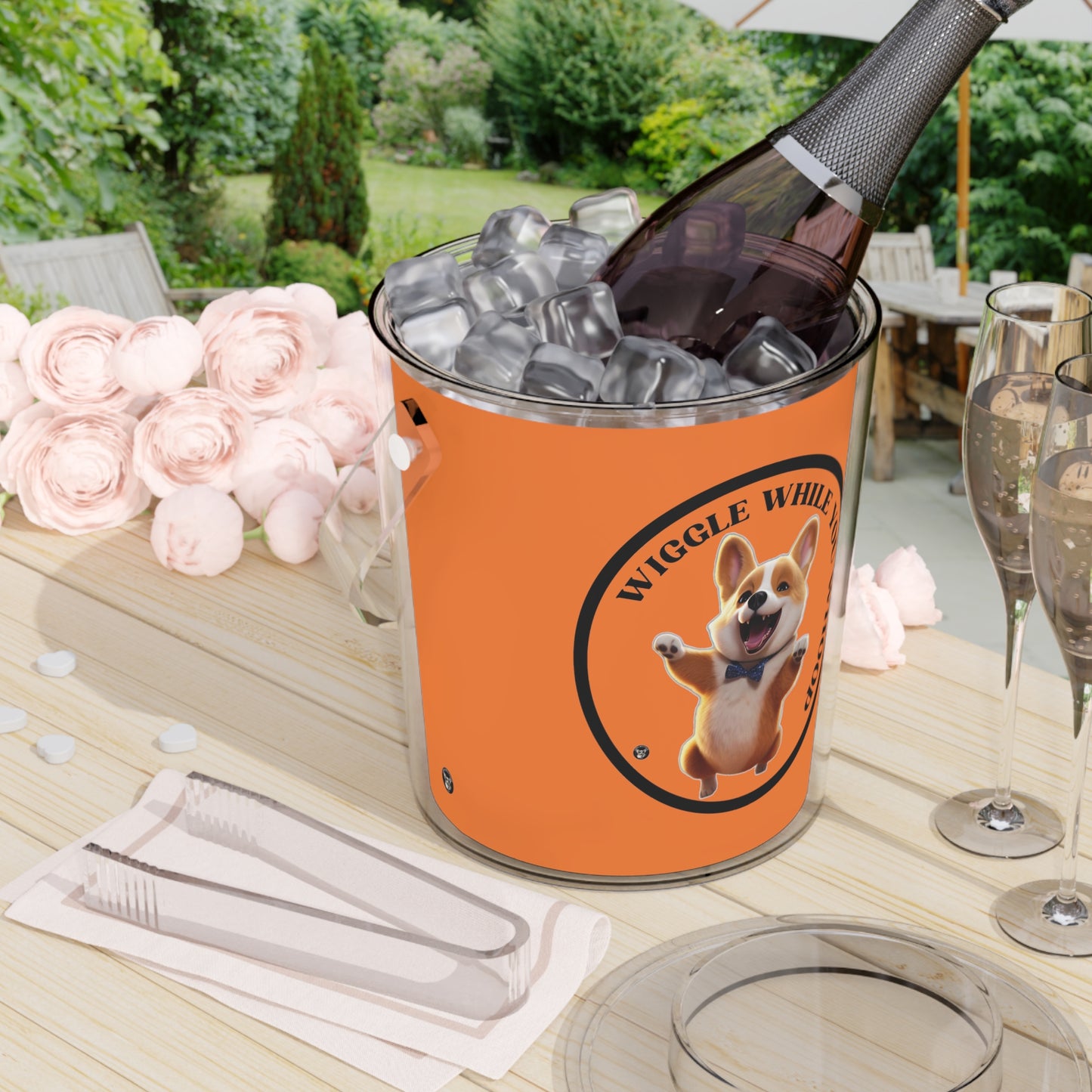 Wiggle While You Whoop - Ice Bucket with Tongs