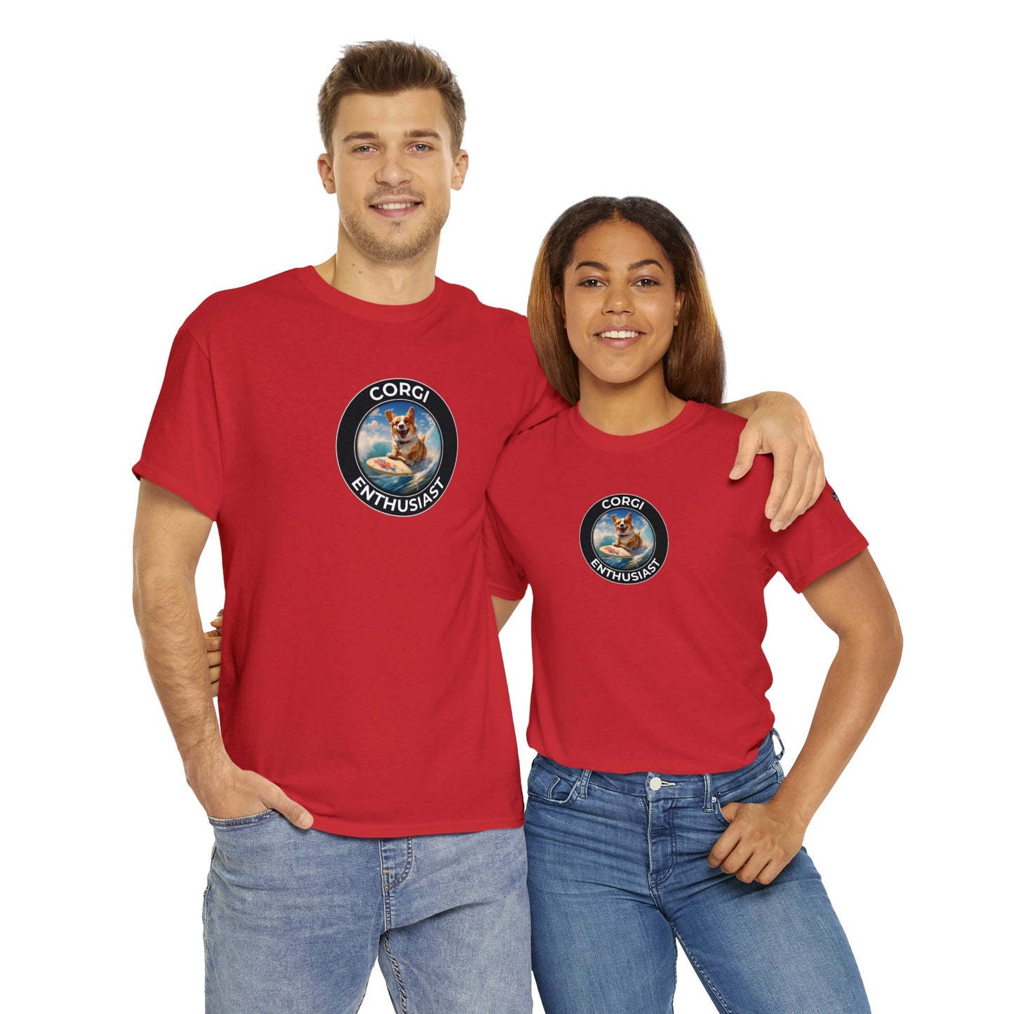 Corgi Enthusiast - Unisex Heavy Cotton Tee