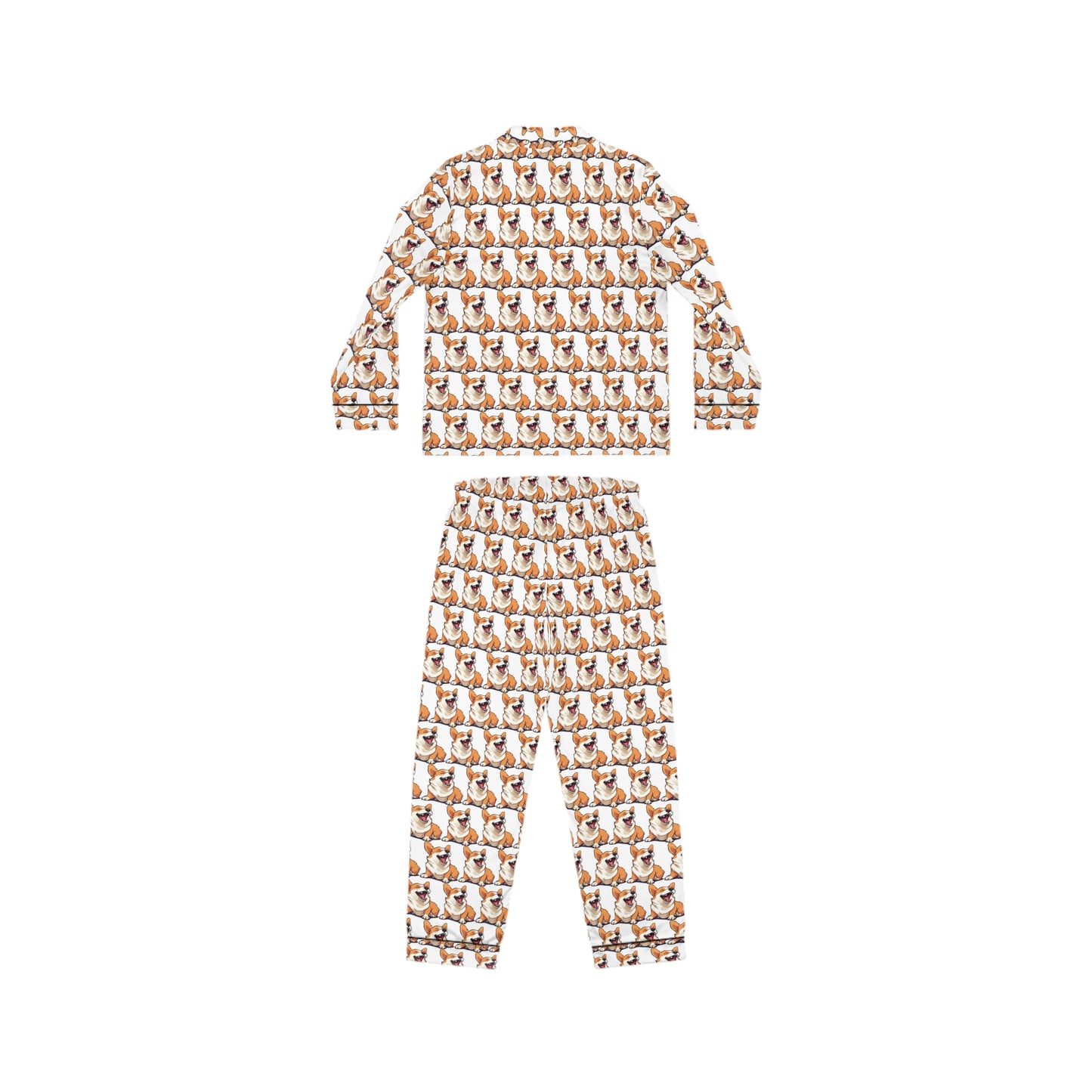 Comical Corgi Silky Pajamas