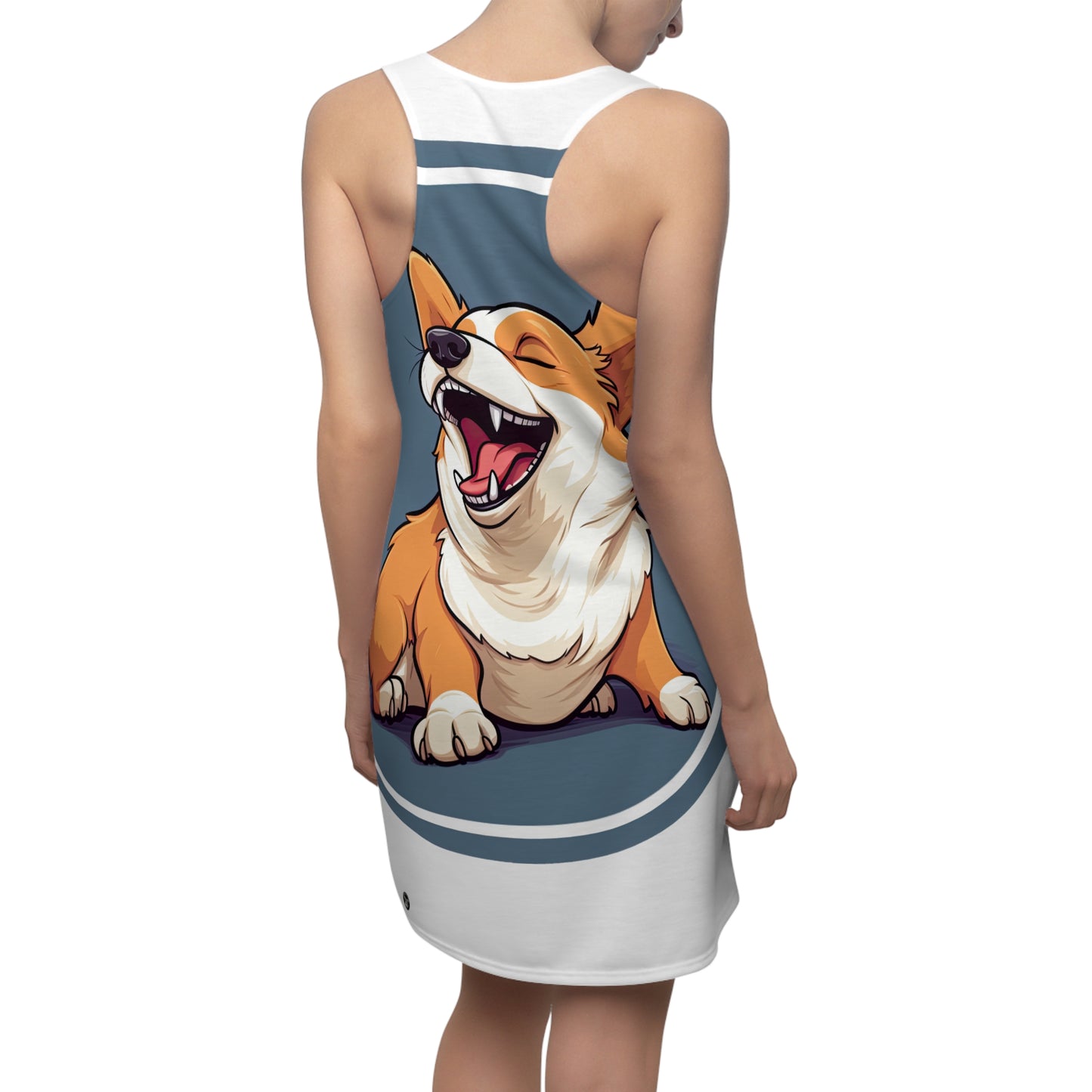 Comical Corgi Racerback