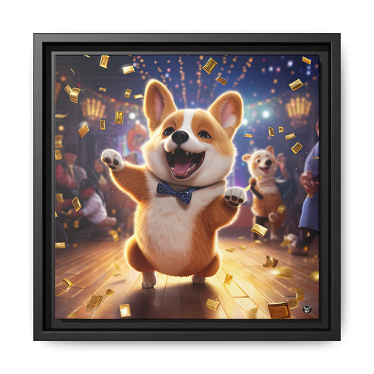 Party Pup on Canvas