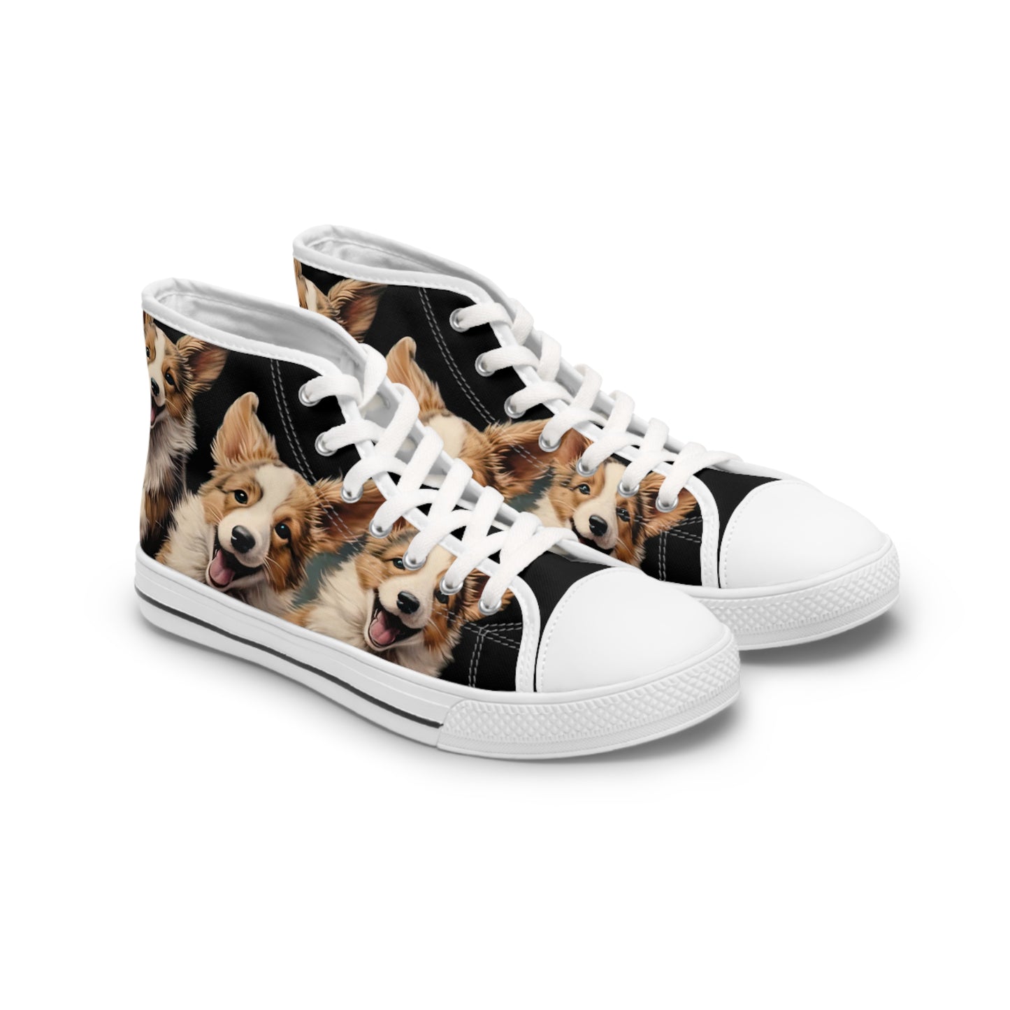 Corgi Crew - Women's High Top Sneakers