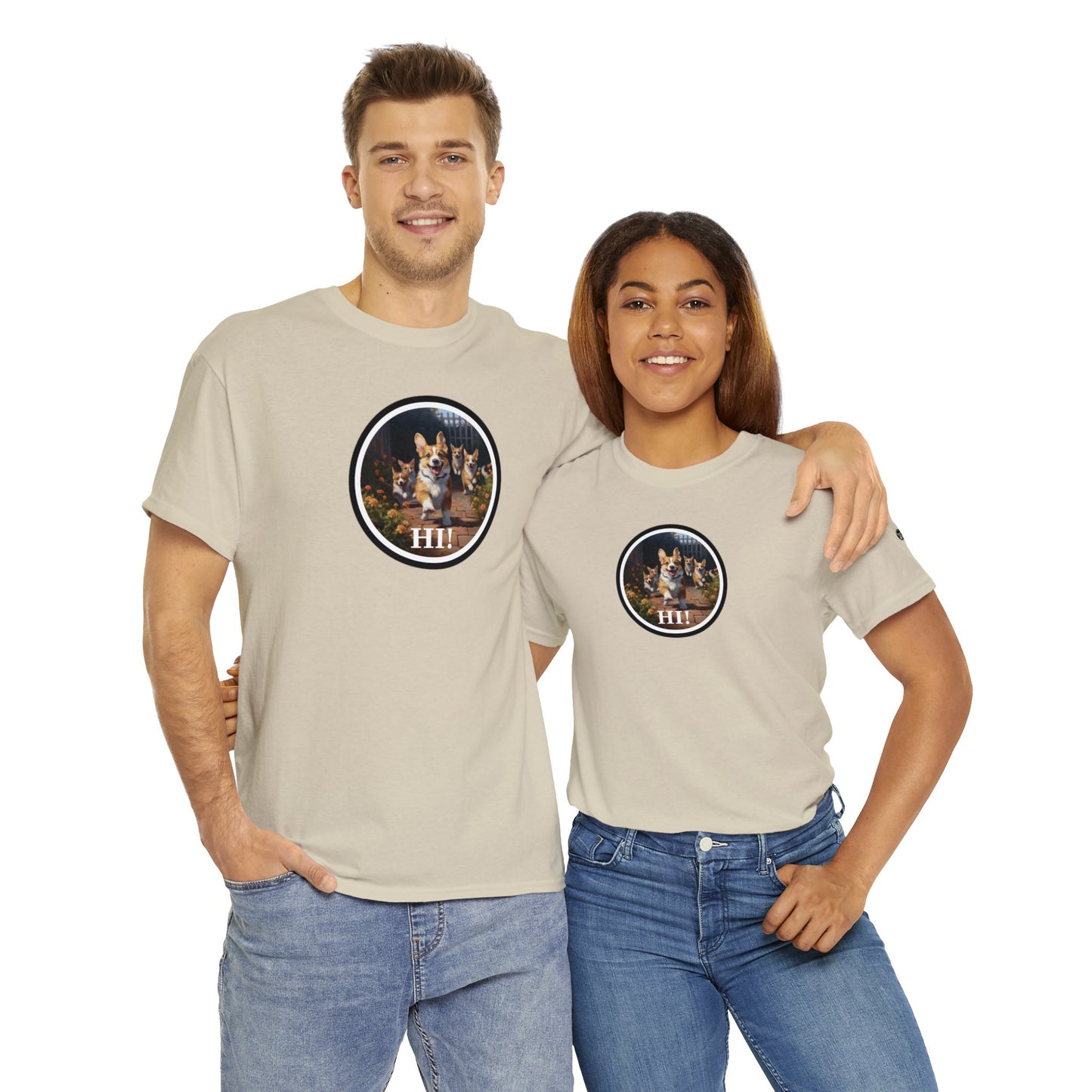 Hi! - Unisex Heavy Cotton Tee