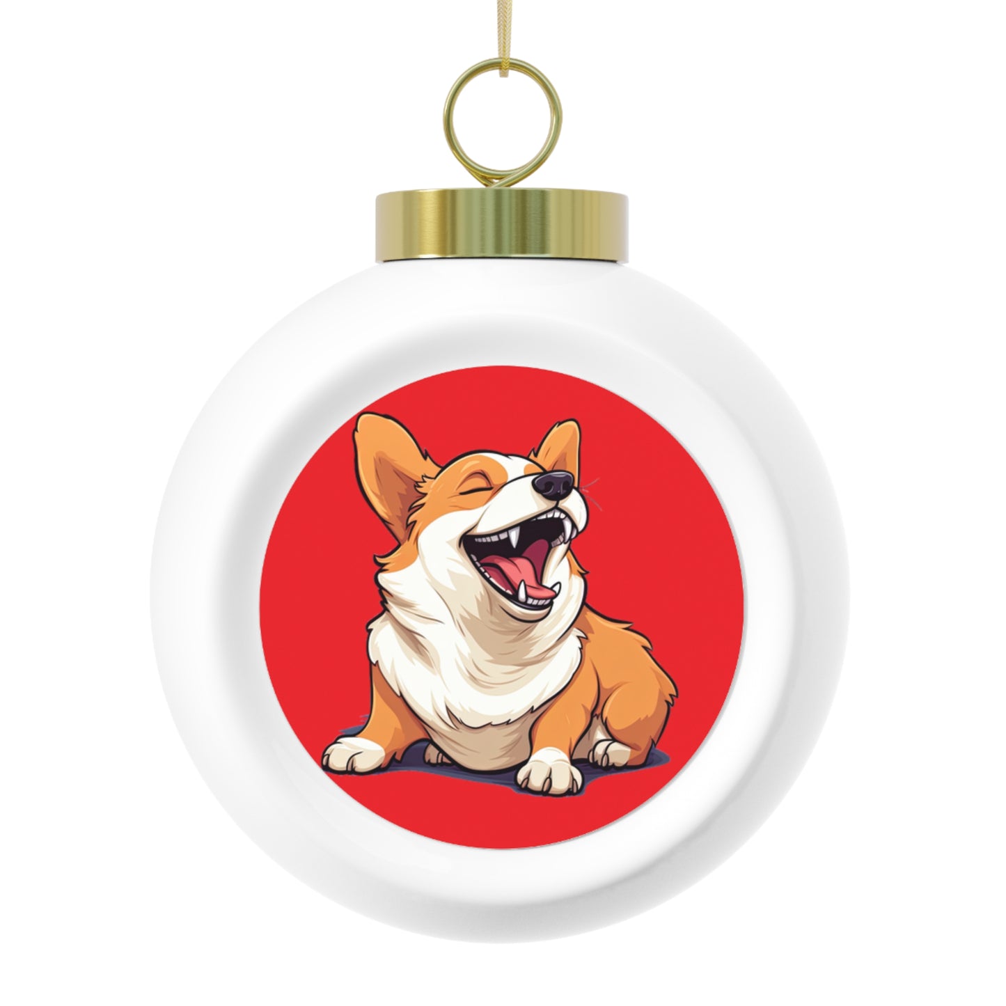 Comical Corgi - Christmas Tree Ball