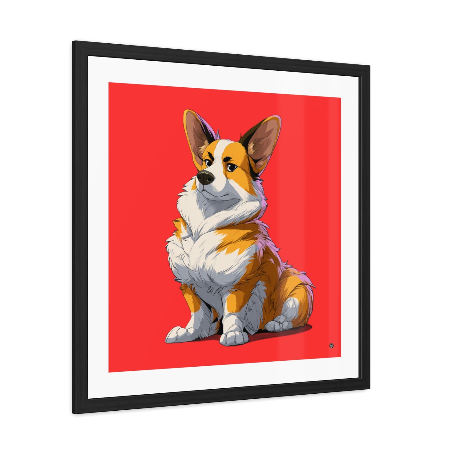 Boss Dog Framed Print