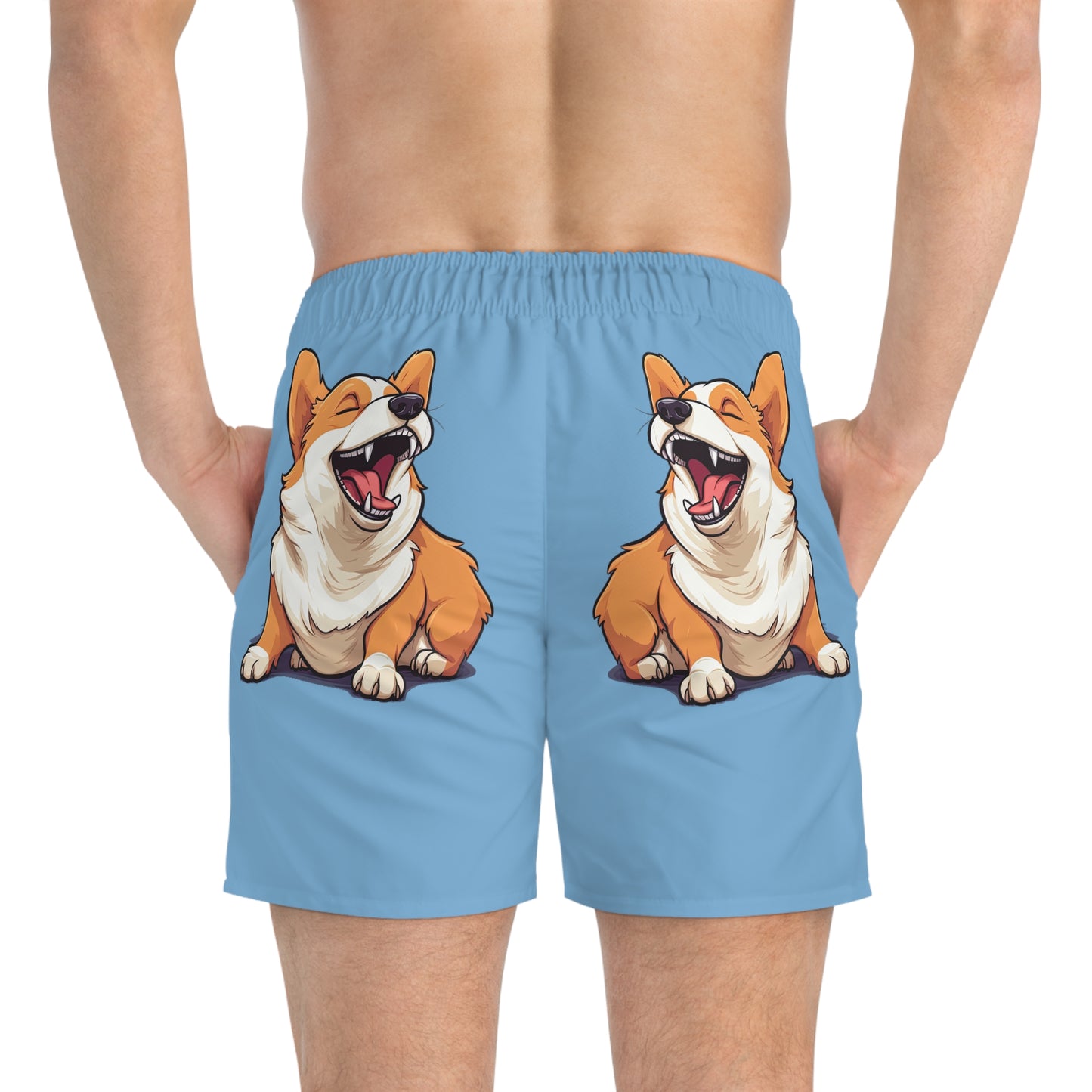 Comical Corgi Swim Trunks