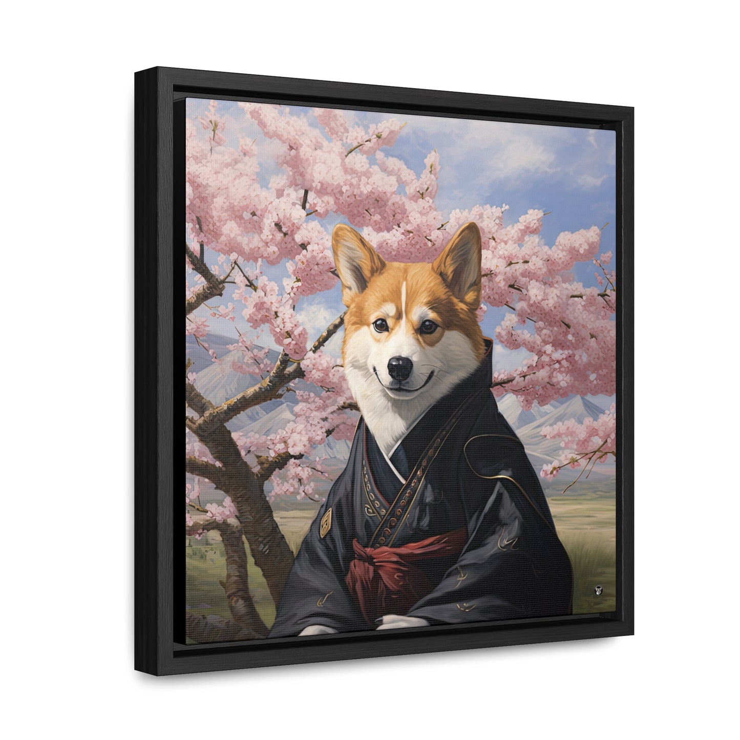 Zendog - Framed on Canvas
