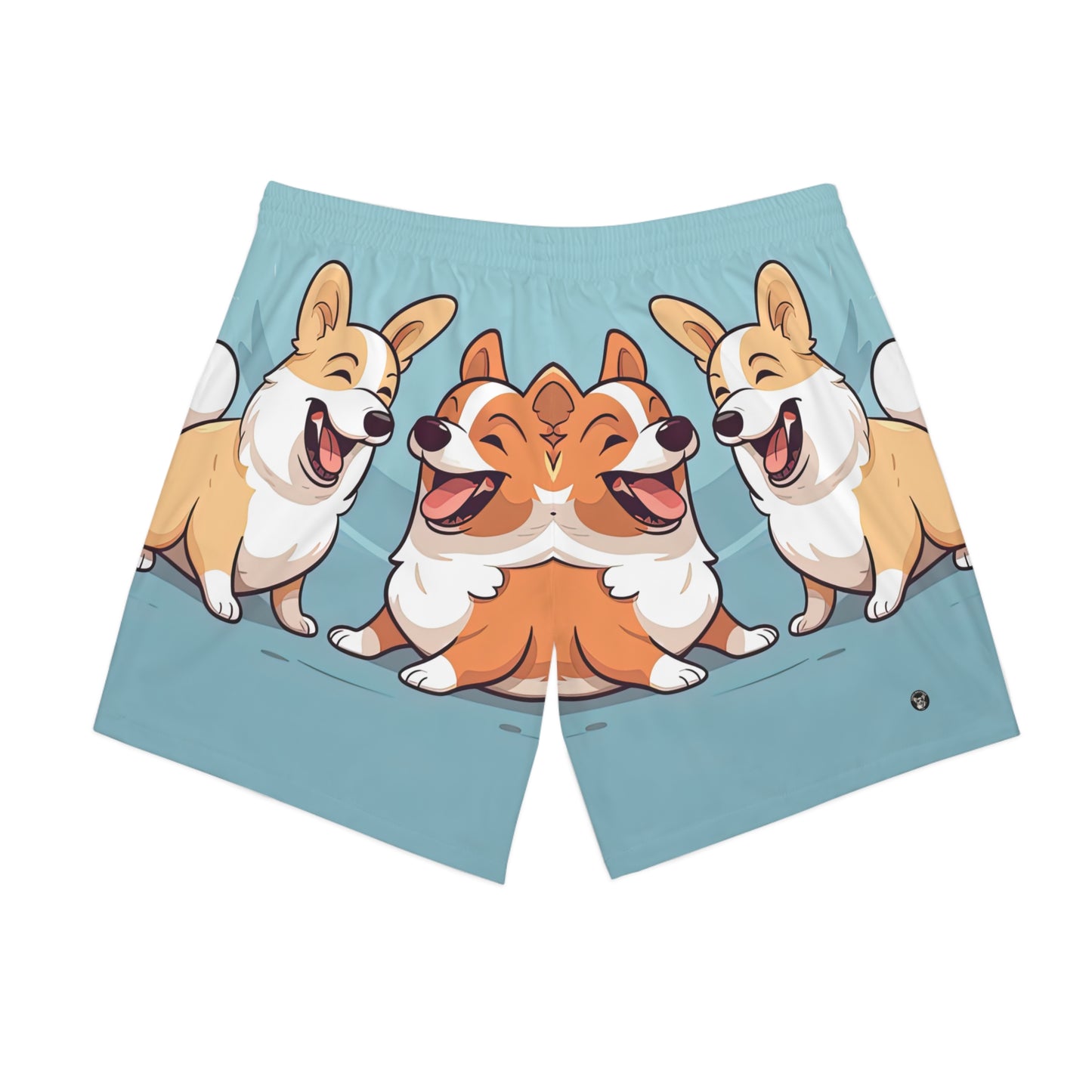 Corgi Couple Board Shorts