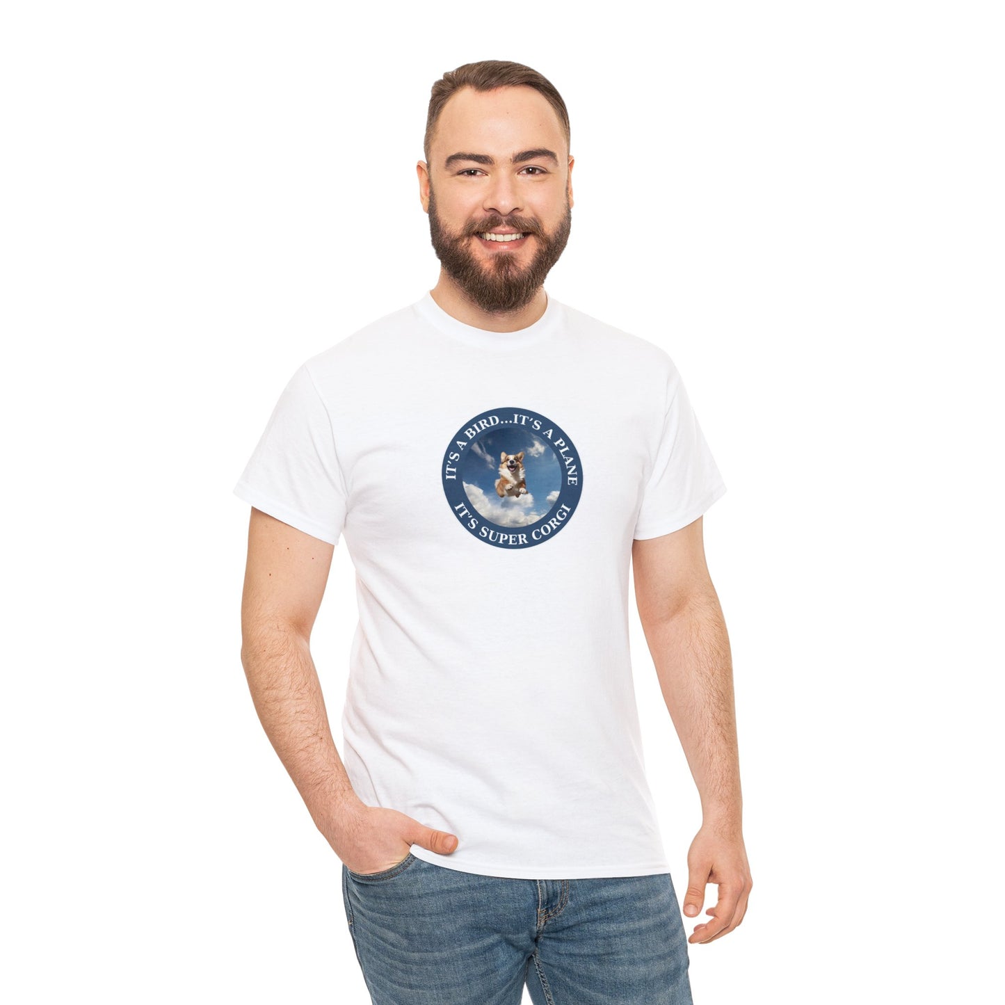 Super Corgi - Unisex Heavy Cotton Tee