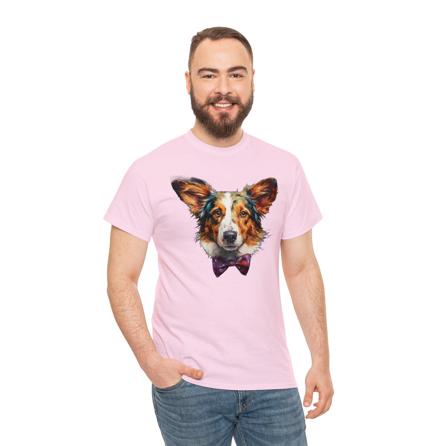 Formal Corgi - Unisex Heavy Cotton Tee