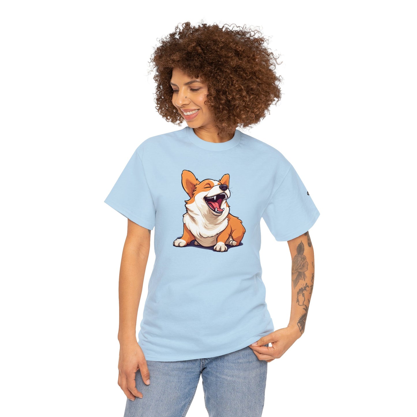 Comical Corgi - Unisex Heavy Cotton Tee