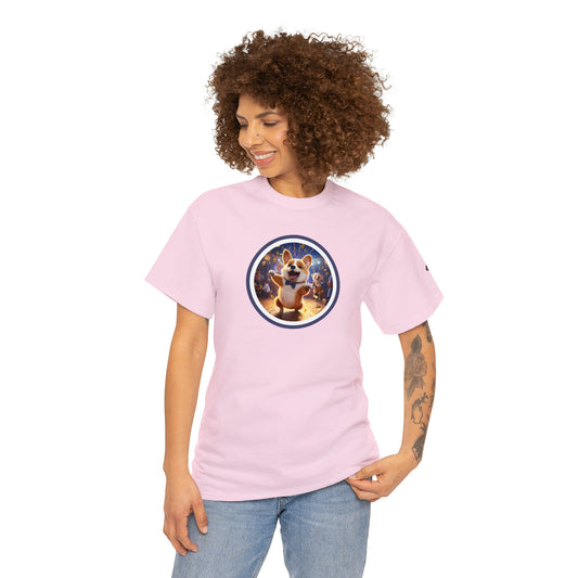 Boogaloo Corgi - Unisex Heavy Cotton Tee