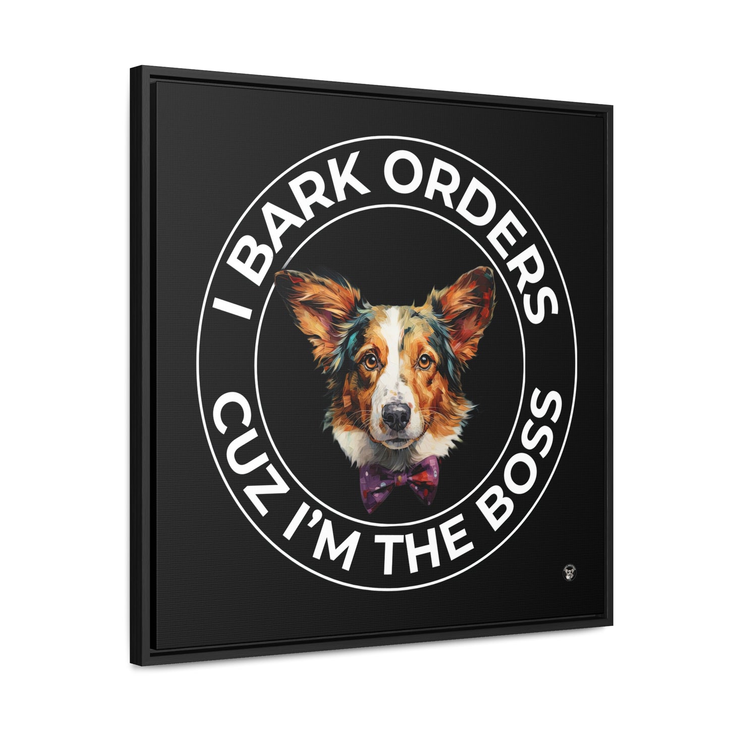 The Boss - Framed on Canvas