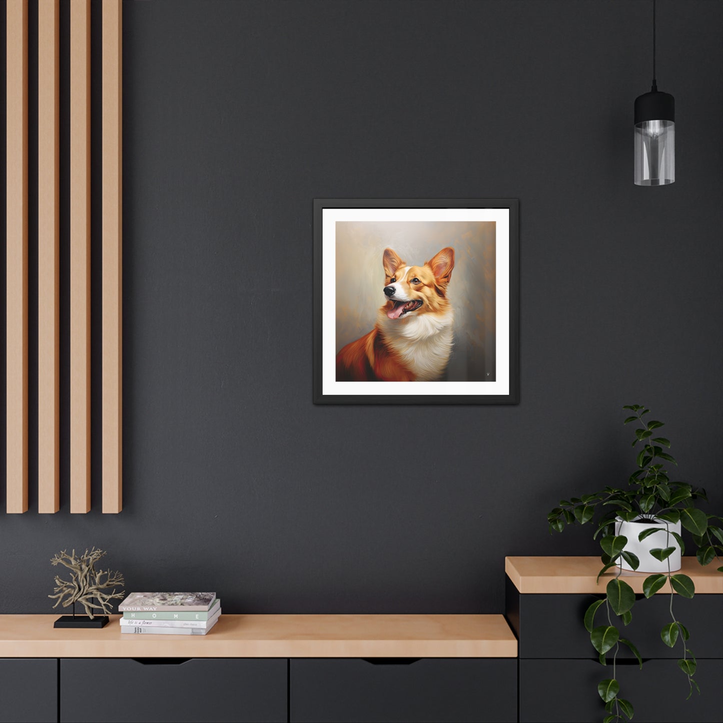Pembroke Portrait - Framed Print