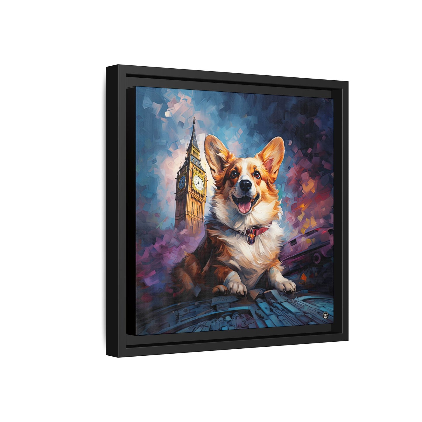 Corgi & Ben on Canvas