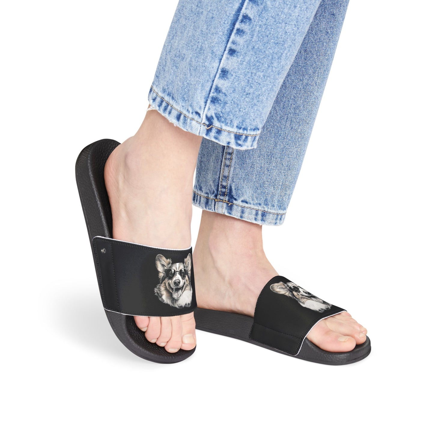 Corgi Cool - Women's Slide Sandals