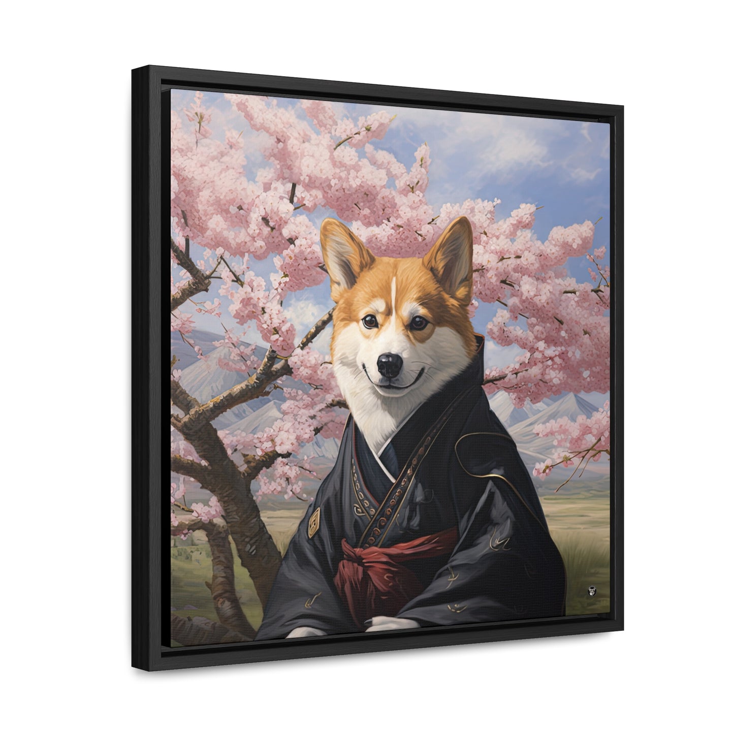 Zendog - Framed on Canvas