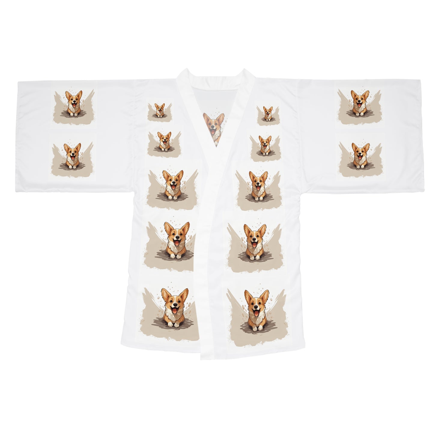Corgi Cuteness Kimono Robe