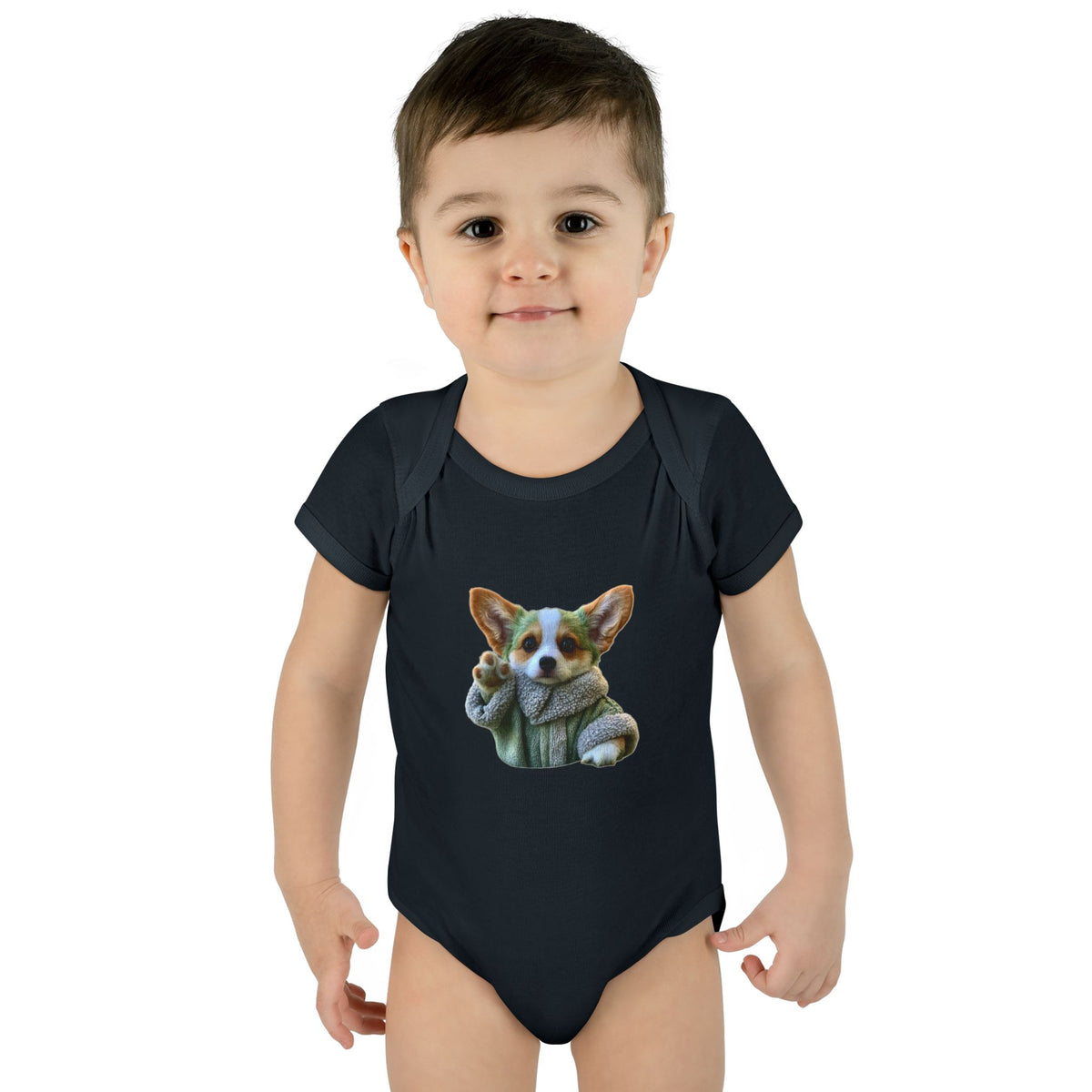 Baby Corgi Star Warrior Infant Bodysuit