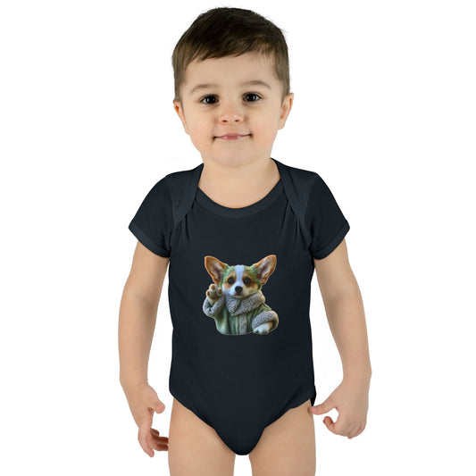 Baby Corgi Star Warrior Infant Bodysuit