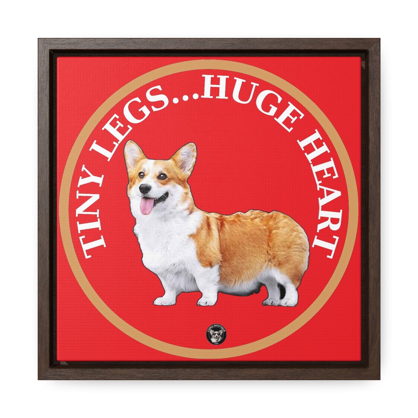 Tiny Legs...Huge Heart - Framed on Canvas