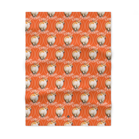 Corgi Nation Mosaic - Baby Blanket