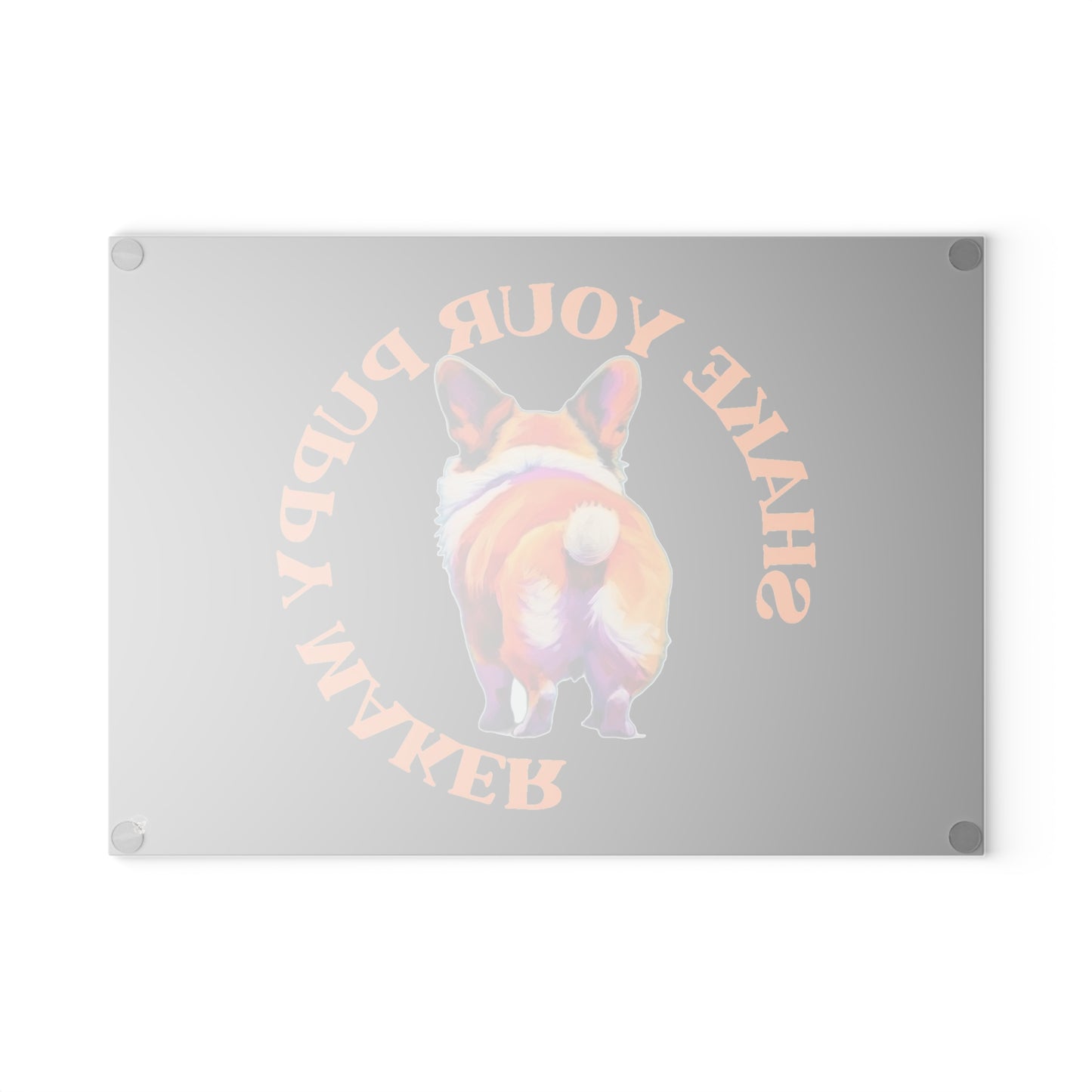 Shake Your Puppy Maker - Glass Cutting Board