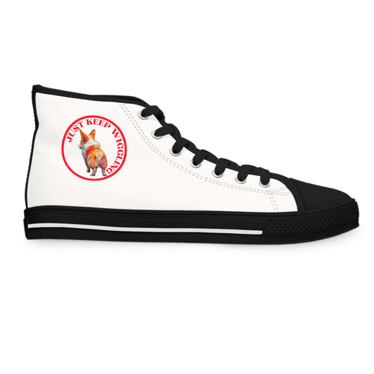 Just Keep Wiggling - Women's High Top Sneakers