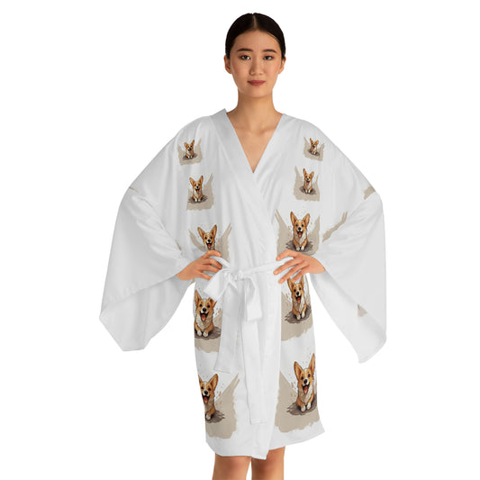 Corgi Cuteness Kimono Robe