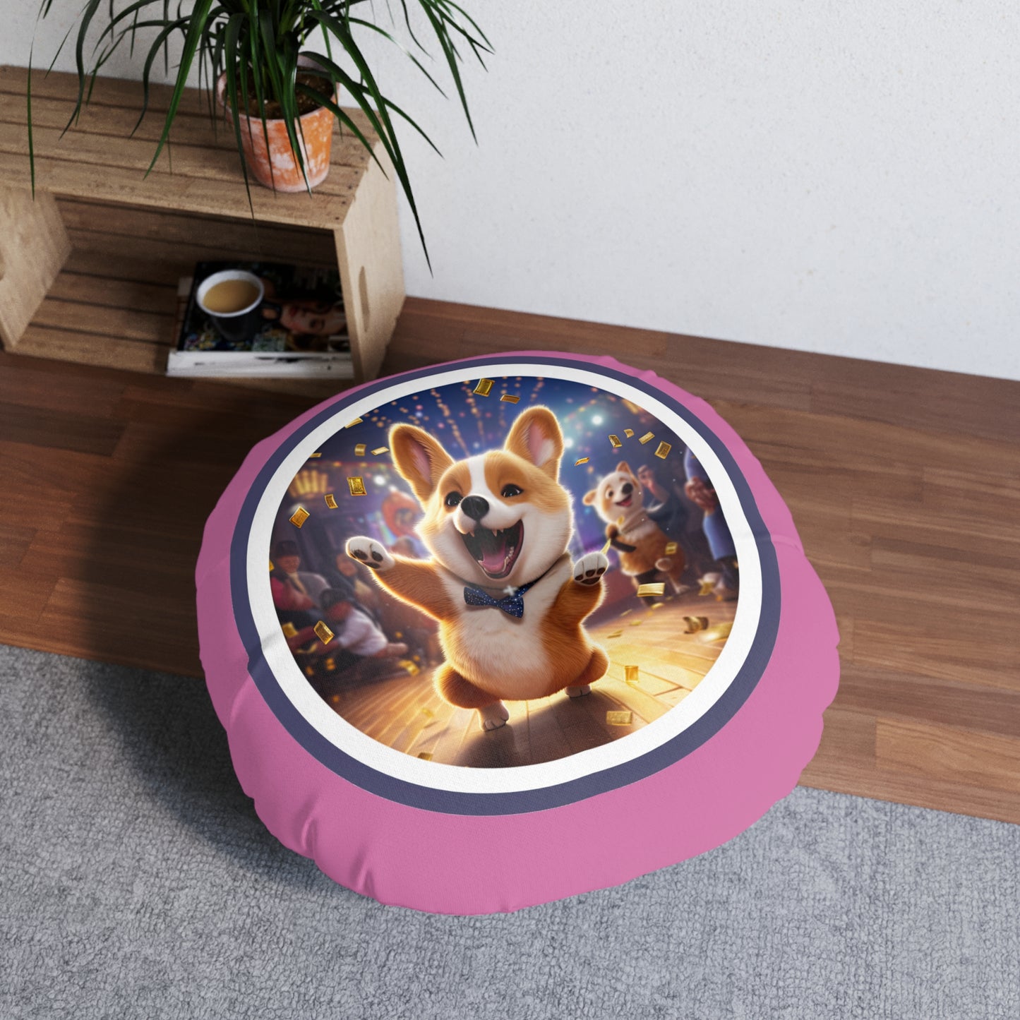 Boogaloo Corgi - Floor Pillow