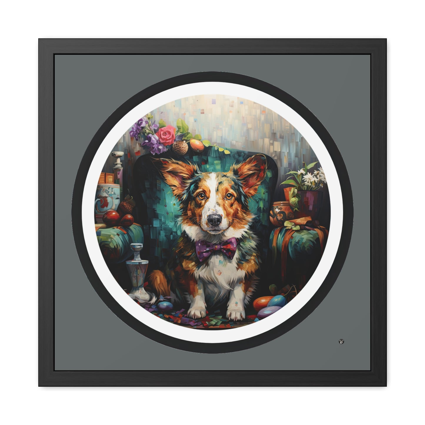 Formal Corgi - Framed Print
