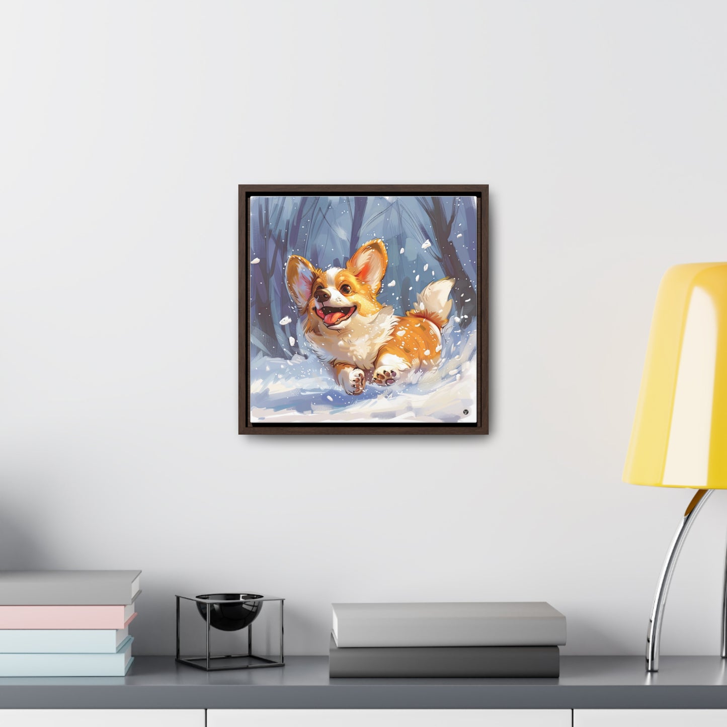 Winter Fun - Framed on Canvas