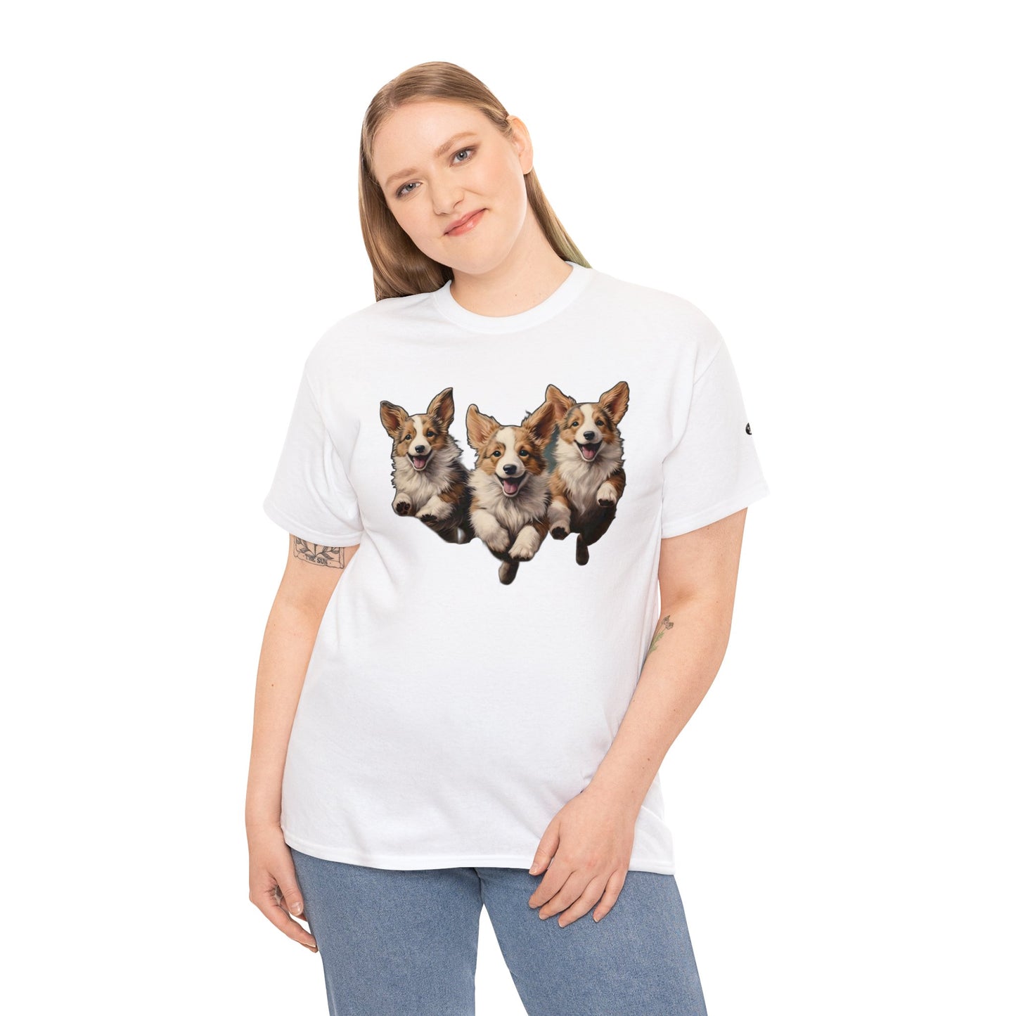 Corgi Enthusiasm - Unisex Heavy Cotton Tee