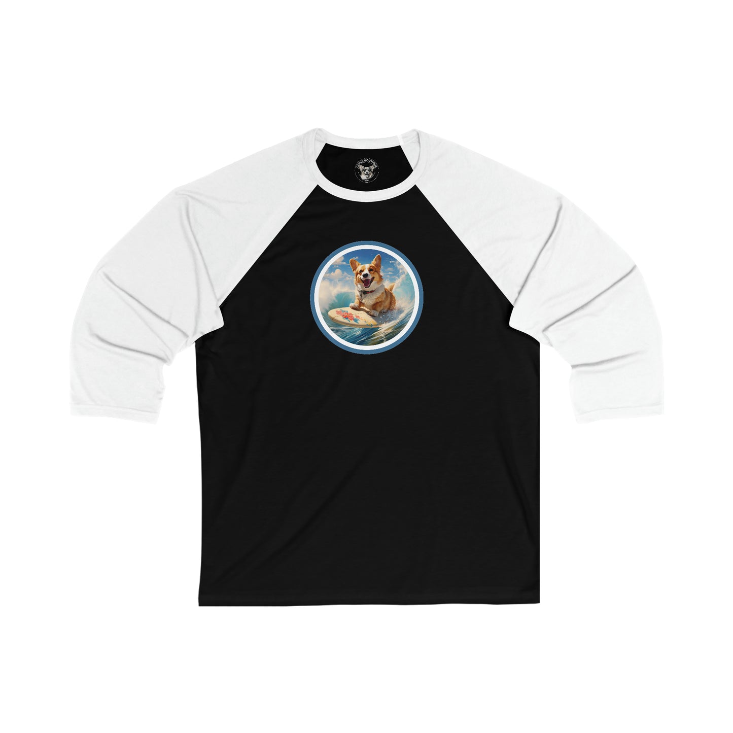 Cowabunga Corgi - Baseball Shirt