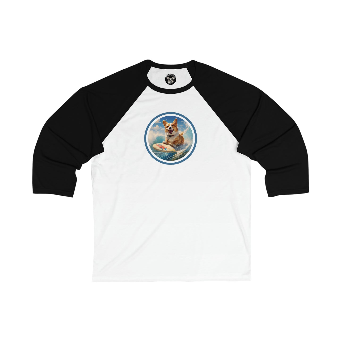 Cowabunga Corgi - Baseball Shirt