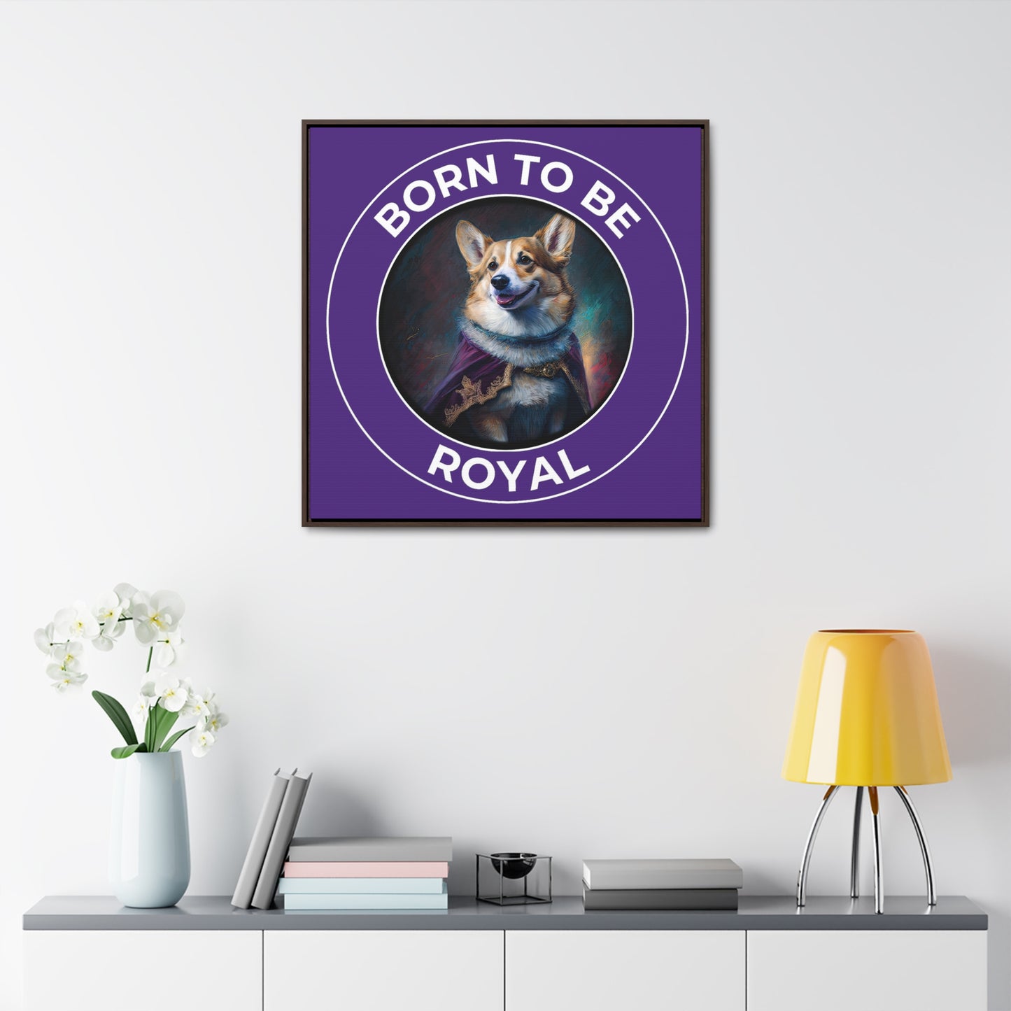 Born To Be Royal - Framed on Canvas