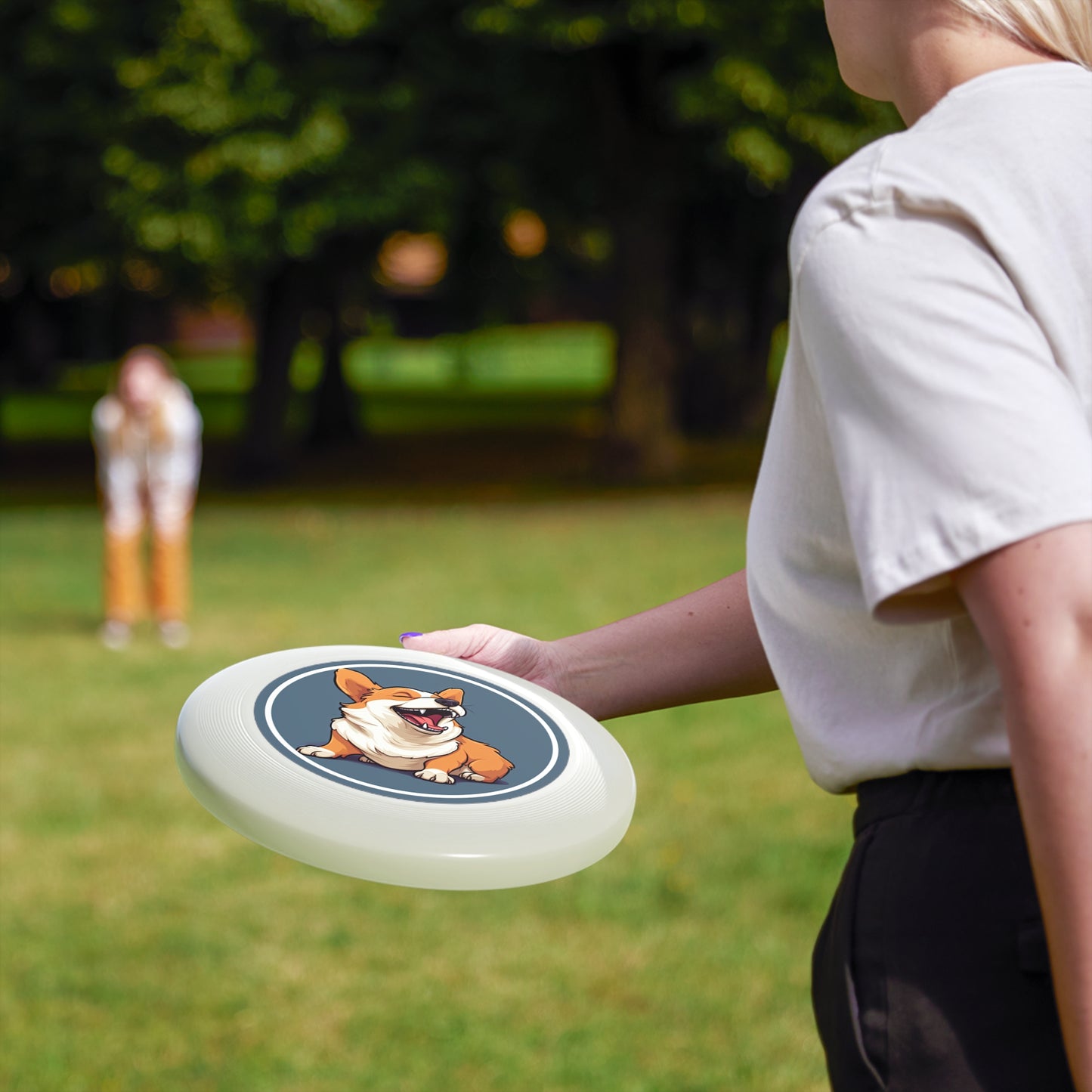 Comical Corgi - Wham-O Frisbee