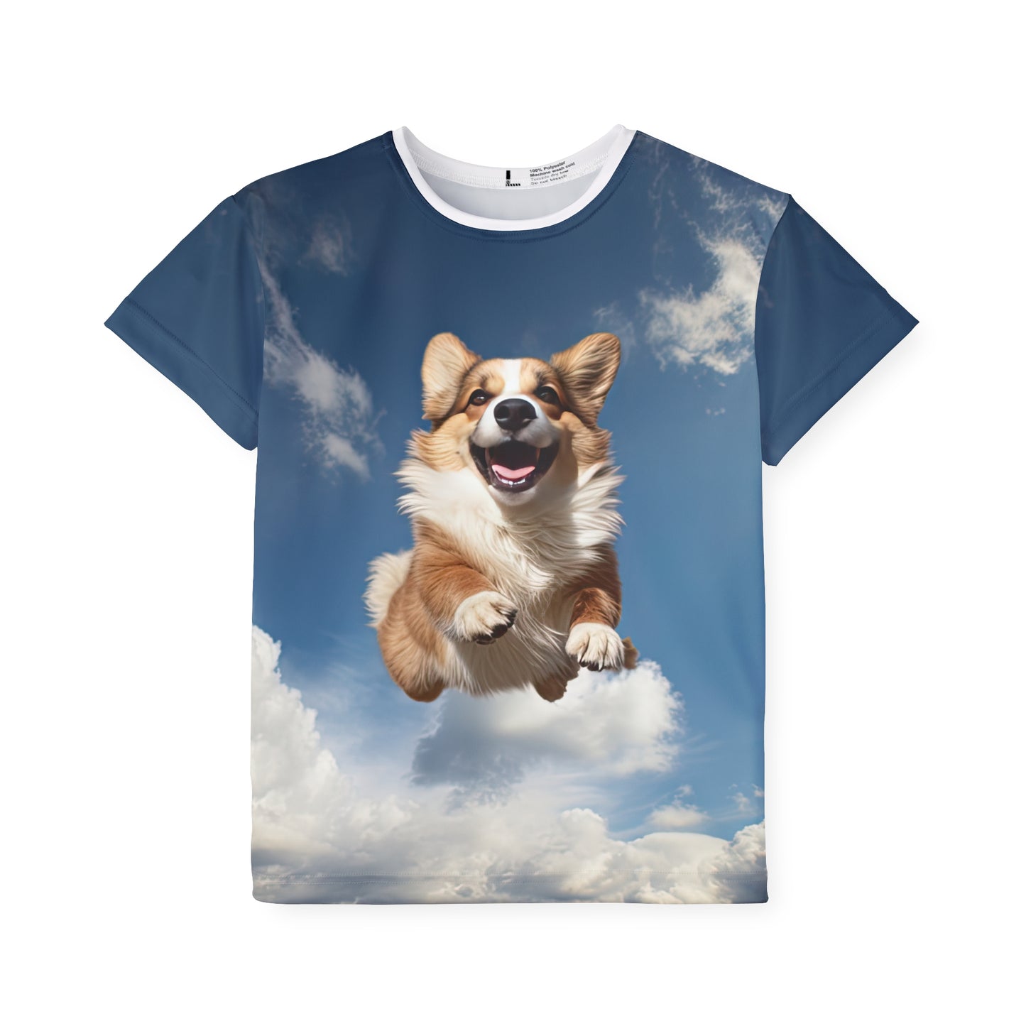 T-shirt de sport Super Corgi pour enfants