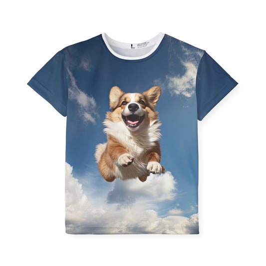 T-shirt de sport Super Corgi pour enfants