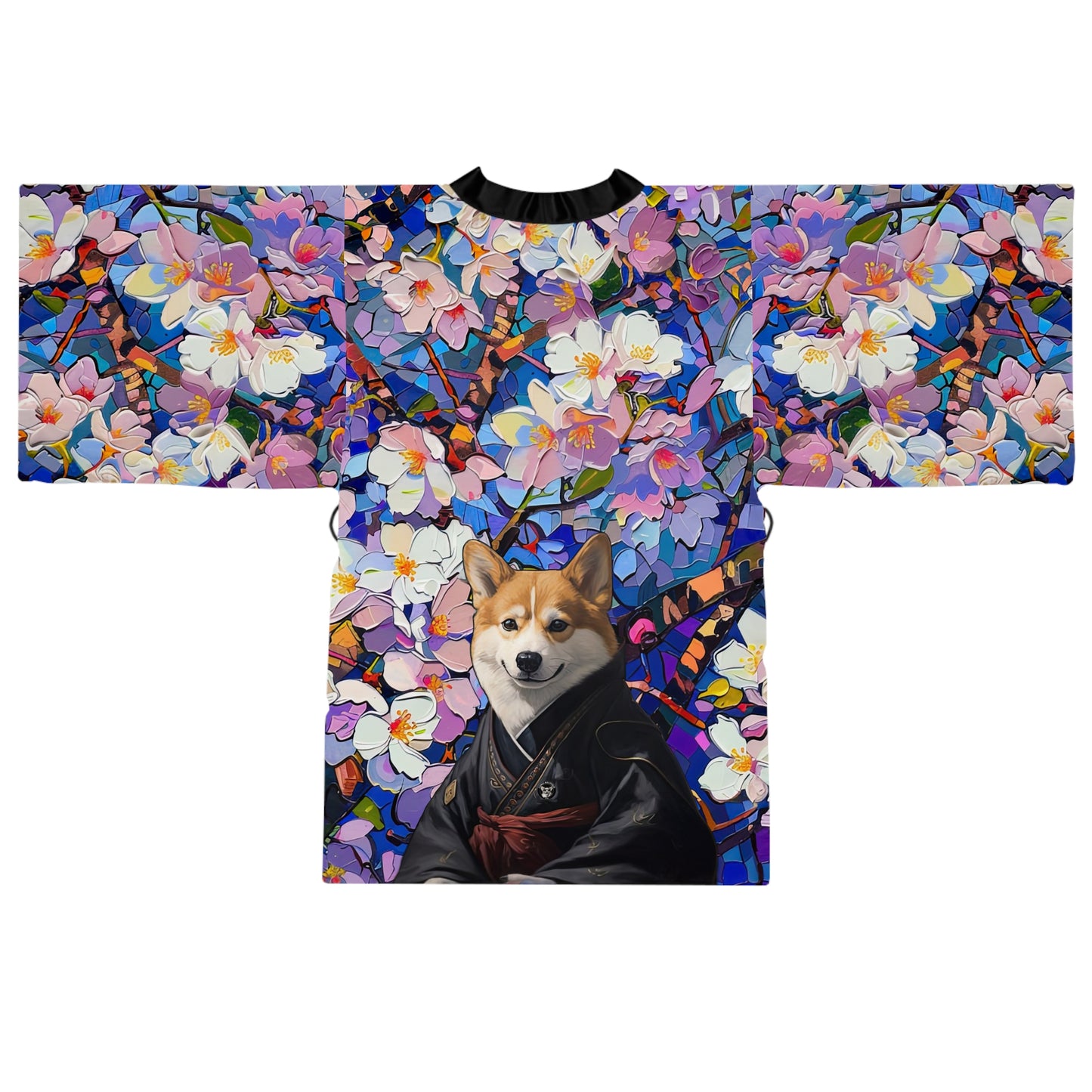 Cherry Blossom Zendog Kimono Robe