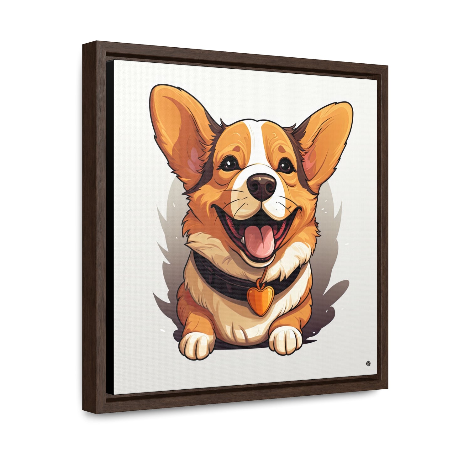 Puppy Love - Framed on Canvas