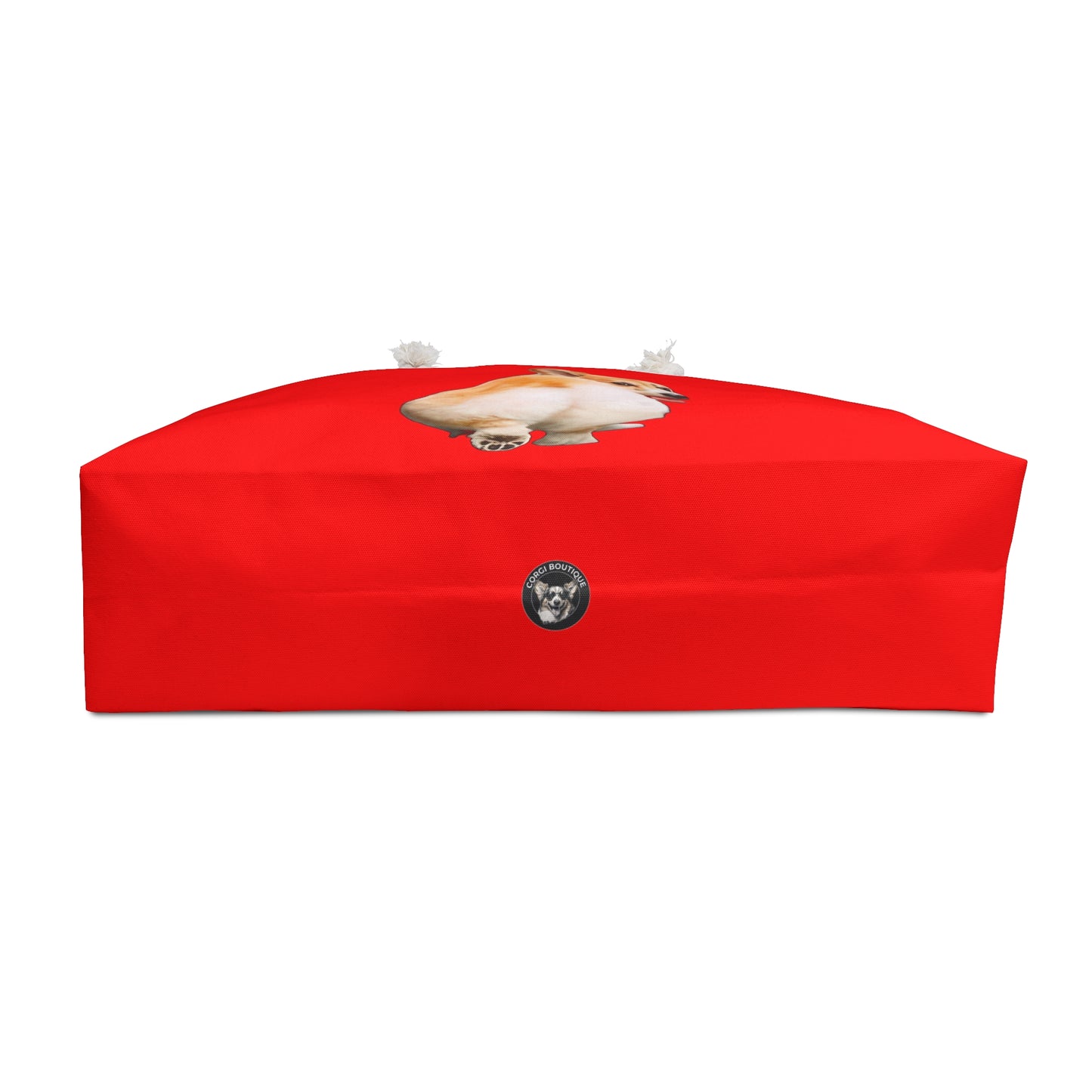 Baby Got Back Corgi Weekender Beach Bag – Cute Red Travel Tote