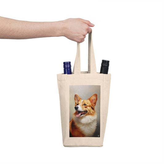 Pembroke Portrait - Double Wine Bottle Tote Bag